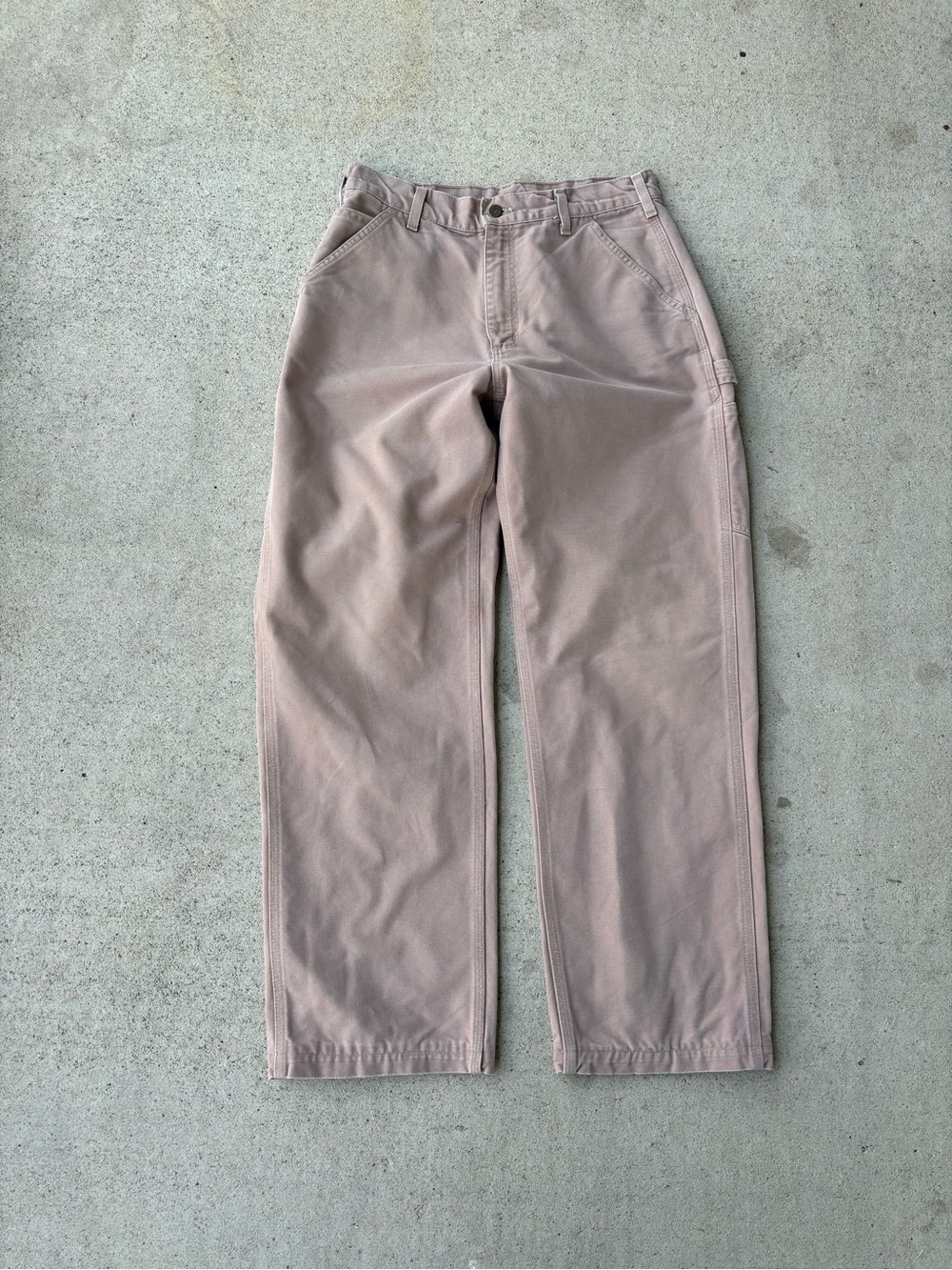 Vintage Carhartt B11 SDL Saddle Canvas Carpenter Pants 30x31 - Picture 2 of 4